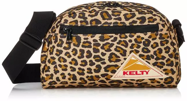 Body Bag DP ROUND TOP BAG S Gold Leopard [Kelty]