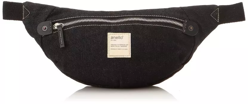 Body Bag Waist Pouch Water Repellent CONNY AIB4431 BK [Anello]