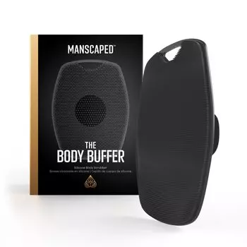 Body Buffer Премиум силиконовый скраббер для очищения и отшелушивания кожи Пенящаяся щетка с эргономичным долговечным легким в уходе MANSCAPED® Nourish, -
