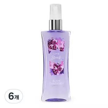 Body Fantasy Body Mist LoveStruck, 94ml, 6 pcs.