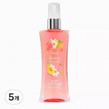 Body Fantasy Body Mist Peach Apricot, 94ml, 5 units