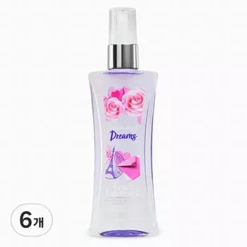 Body Fantasy Body Mist Romance & Dreams, 94ml, 6 ea.