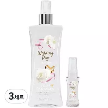 Body Fantasy Body Mist Wedding Day Fantasy 236ml + 29ml, 3 sets