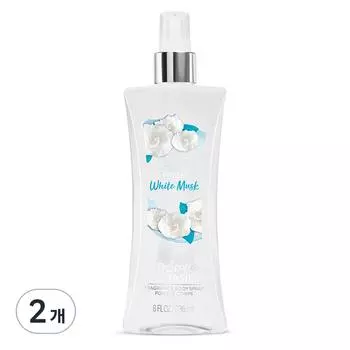 Body Fantasy Fresh White Musk Fragrance Body Spray, 236ml, 2 units