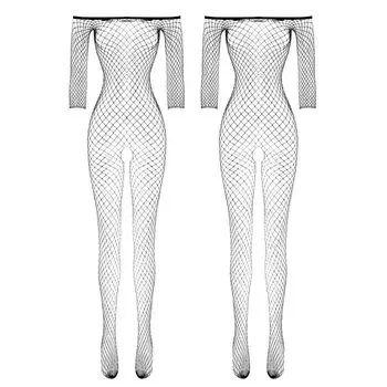 Body Full body fishnet Body Fishnet Perforated Body One shoulder fishing net Sexy Full body Temptation [ADSEXY] tights, tights, stockings, tights,