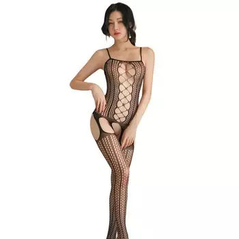 Body Full Body Fishnet Body Open Sexy Extreme Full Body Sheer Bra 377 [YISMate] Leotard, See-Through Tights, Tights, Stockings, Sexy, Perforated,