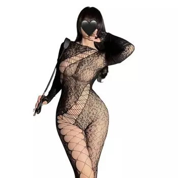 Body Full Body Fishnet Body Sexy Extreme Full Body Sheer Bra 380 [YISMate] Купальник, Прозрачные колготки, Колготки, Чулки, Сексуальный, Прозрачный, Нижнее белье,