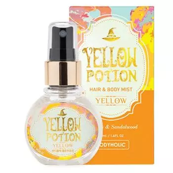 Body Holic Yellow Potion Спрей для тела с ароматом малины, 50 мл, 1 шт.