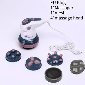 Body Massager Electric Slimming Infrared Anti Cellulite Machine Massage Women Purple EU