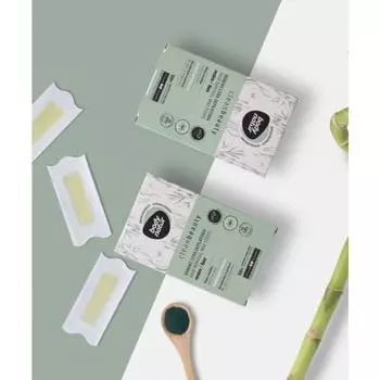 BODY NATUR Clean Beauty восковая полоска для удаления волос для лица 2 шт.