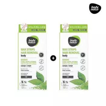 Body Nature 2 шт. восковые полоски Body Nature для тела Matthias