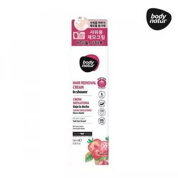 Крем для удаления волос Body Nature In Shower для всех типов кожи с красными фруктами 200 мл