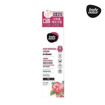 Body Nature Крем для депиляции душа для всех типов кожи с красными фруктами 200мл