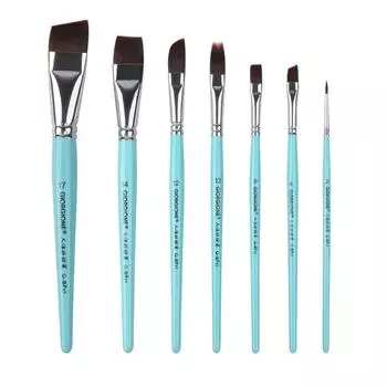 Body Pinting Face Body Art Paint Multifunctional Paint Brushes Set Drawing Art Pen Drawing Tool blue-7pcs