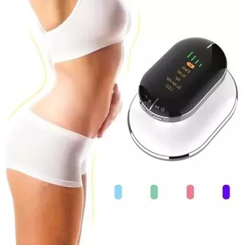 Body Shaping Slimming Massager Electric Abdomen Massage Device Lose Weight Fat Burning Machine Anti-Cellulite Body Shaper белый