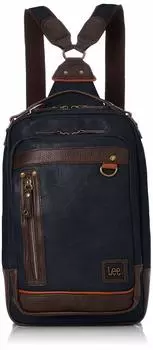 Body Shoulder 3WAY Rucksack with Handle Handle Antique Leather Synthetic Leather Hold Navy [Lee] Bag/One (Can Tablet)