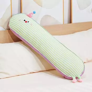 Body Soft Fabric Plush Toy Pillow With Cartoon Print For Side Sleepers Doll Gift 90x25cm