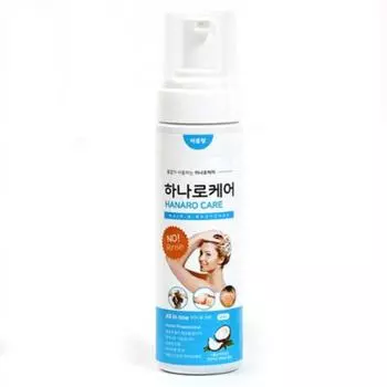 Body wash shampoo that cleans without water, Hanaro Care bubble type 200ml