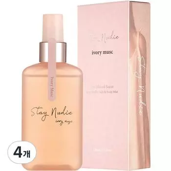 Bodyholic Stay Nudi Hair & Body Mist Ivory Musk, 100ml, 4 pcs.