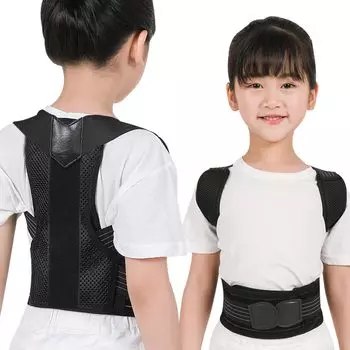 Bodykoo Posture Supporter for Children by Judo Posture Back Easy to Put On and Take Stretchable Lower Shoulder Blade Support (Supervised Therapist)