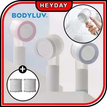 [Bodyluv] Мини-душ Puresome Travel + 2 фильтра, 3 фильтра, портативная душевая головка, удаление ржавчины, сделано в Корее BASIC Filter Refill x 1p