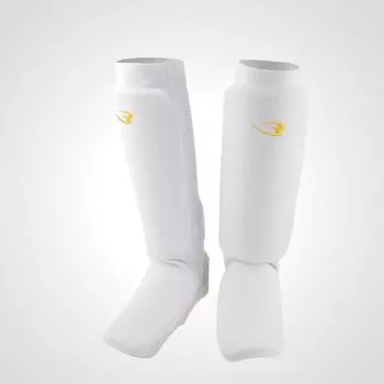 BODYMAKER Perfect Leg Supporter KD011 для боевых искусств, детский протектор для поддержки ахиллова сухожилия, защита пятки, локтя, удар ногой, полный контакт, каратэ, голень, палец ноги, костяшка белый