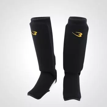 BODYMAKER Perfect Leg Supporter KD011 Единоборства Каратэ Икра Дети Защитник Ахиллова Сухожилия Защита Пятки Локтя Защита Ног Защита Голени Ног Костяшки Пальцев M чёрный