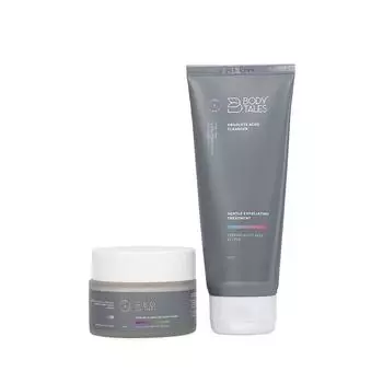 Bodytales Абсолютное Очищающее Средство от Акне и Омолаживающее Увлажняющее Средство (Набор из 2) 100 ml+50 g чистый