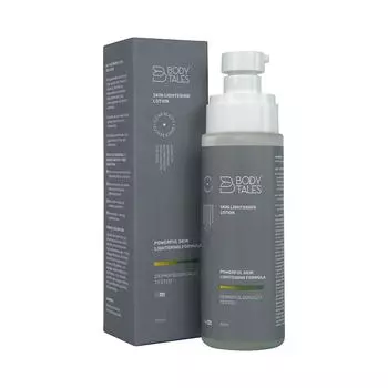 Bodytales Осветляющий лосьон для кожи глубоко увлажняет и увлажняет 3,3 жидких унции 100 ml чистый
