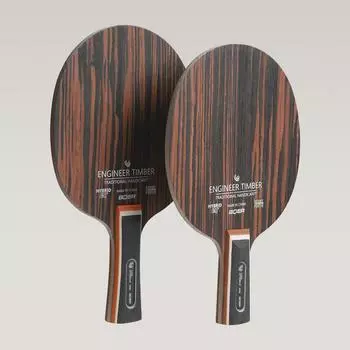 BOER ENGINEER EBONY Лезвие для настольного тенниса Карбоновая ракетка Универсальная ракетка для пинг-понга Ракетка для пинг-понга Long Handle FL