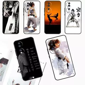 Боевой чехол кунг-фу каратэ тхэквондо для Huawei Nova 11i 8i 3i 11 Pro 10 9 SE 5T Y60 Y61 Y70 Y90 Y91 P20 P30 P40 Lite Huawei P60 Pro