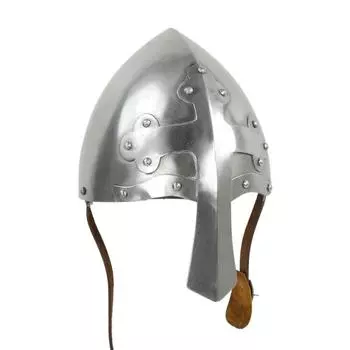 Боевой шлем крестоносца - сталь 18 калибра, подарок для LARP/реконструкций