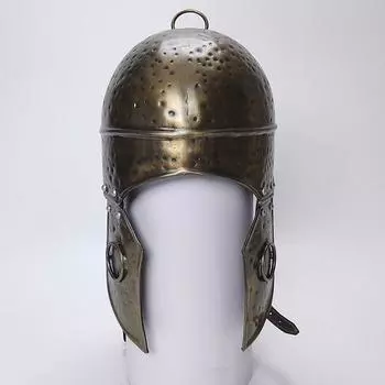 Боевой шлем с черепом Карателя, функциональный средневековый носимый шлем, средневековые доспехи рыцаря-тамплиера-крестоносца, шлем воина-лерпа викинга