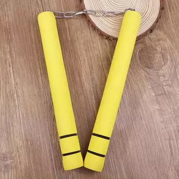 Боевые искусства Нунчаку Безопасная губка Пена Ручка Тренировочные палки Тренировочные нунчаки Для детей Начинающие Практика и обучение