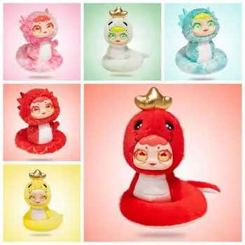 Бог богатства, год змеи, плюшевая игрушка, большие глаза, кукла-змея, приносящая удачу, плюшевые игрушки, весенний фестиваль style 4