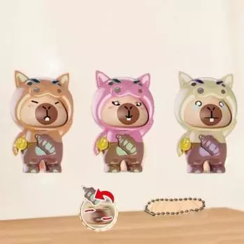 Бог богатства Капибара меняющая лицо игрушка с брелоком меняющая лицо игрушка кулон ребенок девочка мальчик style 1