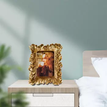 Богато украшенное ретро-винтажное фото с цветком ириса для настольных фотографий, художественное оформление дисплея 6in