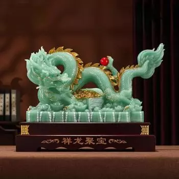 Богатство Zhaocai Xianglong Украшение Талисман Офис Гостиная Винный Шкаф Вход Украшения Переезд Открытие Подарок