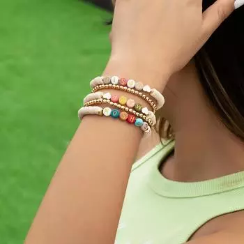 Богемия, красочный акриловый браслет из бисера, женский элегантный темпераментный свадебный банкетный ювелирный аксессуар, аксессуары