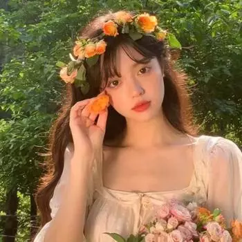 Богемия Стиль Невесты Гирлянда Украшения Для Волос Венок Повязка На Голову Портретная Фотография фиолетовый