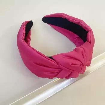 Богемная цветная атласная повязка на голову с губчатым узлом для волос, аксессуары для волос для взрослых, украшения для волос