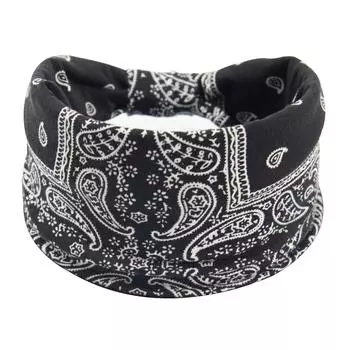 Богемная мягкая скрученная повязка на голову с узлом и широким краем, женская спортивная мягкая повязка-тюрбан для йоги, бандана, головной платок, женский бандаж для волос