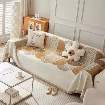 Богемное одеяло, мягкий диван-полотенце, универсальный чехол для дивана «Четыре сезона», пыленепроницаемый чехол для сиденья дивана, чехол для дивана, Рождественский деко 180x90cm 1pcs