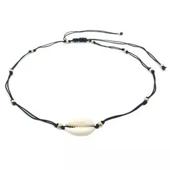 Богемное женское летнее пляжное ожерелье из ракушек из бисера, вечерние ювелирные изделия, подарок