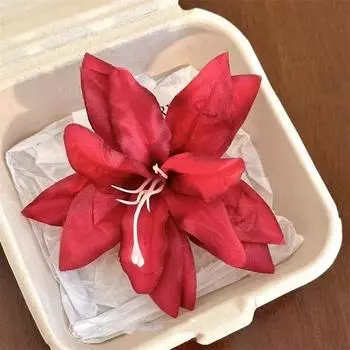 Богемные Большие Цветочные Заколки для Волос для Женщин Ретро Элегантные Искусственные Цветы Боковая Заколка для Волос Отпуск Пляжная Девушка Аксессуары для Волос