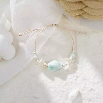 Богемные браслеты с бисером в виде ракушки, регулируемые браслеты для женщин и девочек, милые пляжные браслеты с бисером в этническом стиле, ювелирные аксессуары, подарки A3