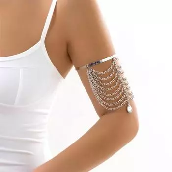 Богемные подвески с кисточками, очаровательный верхний браслет, цепочка на руку, металлический ажурный геометрический узор, браслет-манжета в стиле ретро, ювелирные изделия для тела