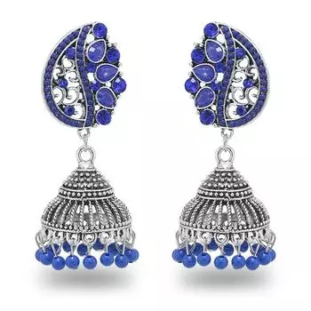 Богемные серьги-ветры веерообразные жемчужные фонарики Ретро-серьги Ид аль-Фитр Лассер Байрам зелёный