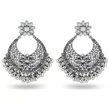 Богемные серьги, винтажные длинные серьги с кисточками, этнические ажурные серьги-колокольчики Ид аль-Фитр Лассер Байрам