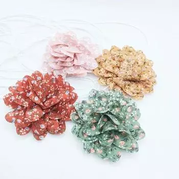 Богемные шифоновые цепочки на талию с цветами для женщин и девочек, модная летняя пляжная цепочка на шнуровке, колье-колье, ожерелье, ювелирные изделия зелёный